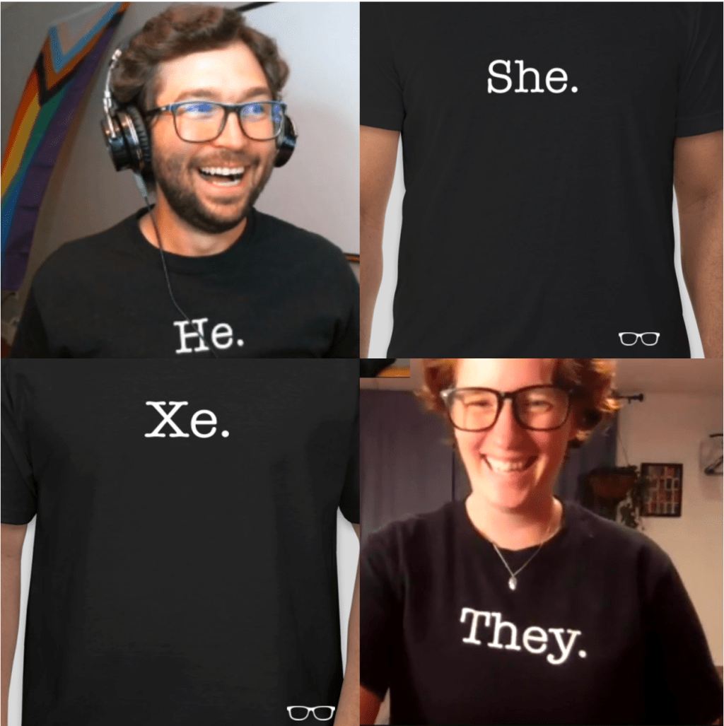 Pronoun Shirts on Custom&nbsp;Ink